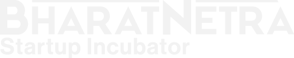 BharatNetra Logo Pack_BharatNetra Startup Incubator_Reversed White